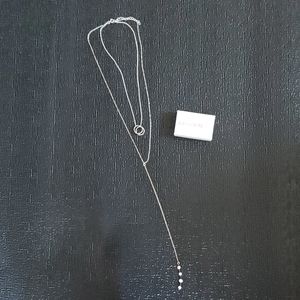 NiB Beautiful Adornia brand real silver necklace